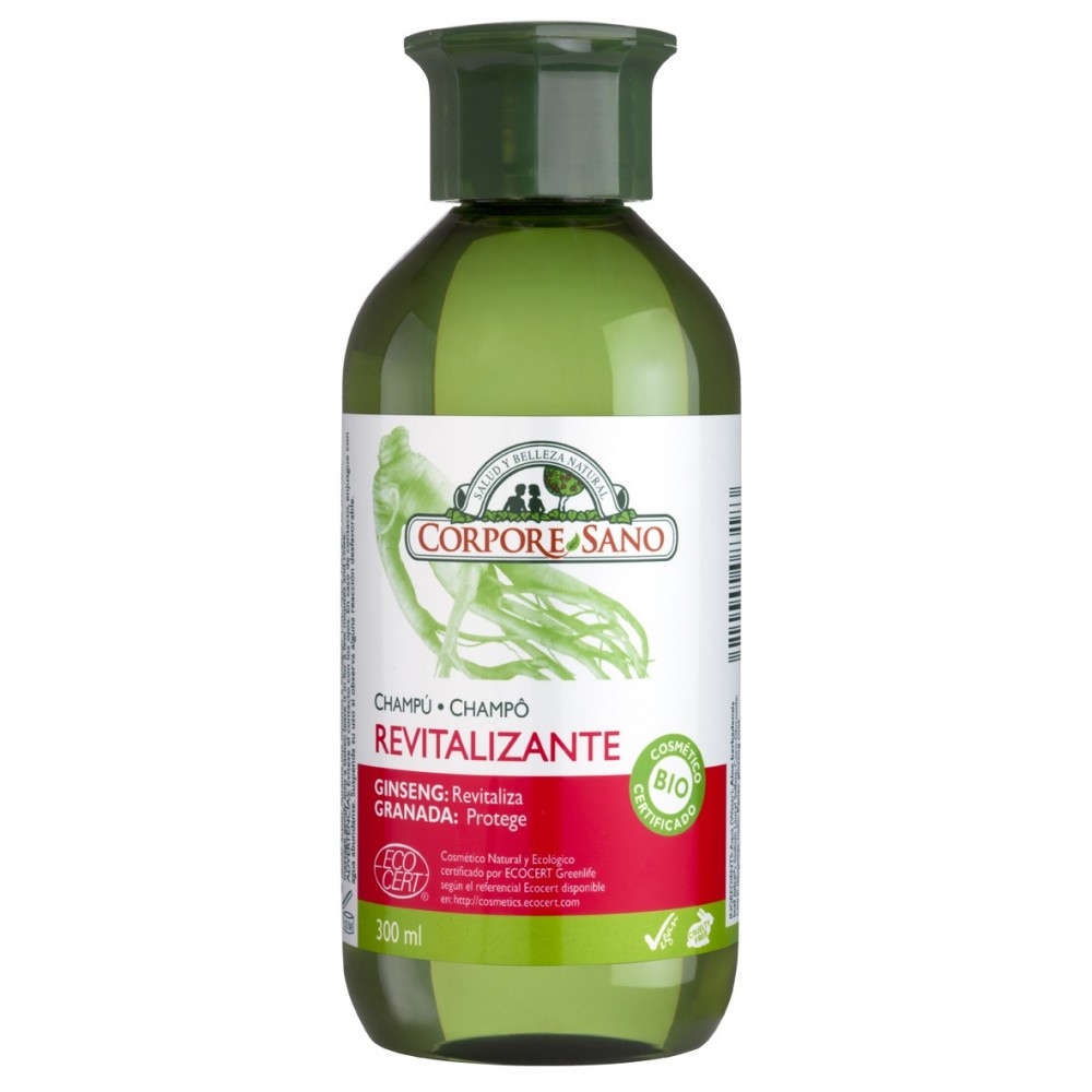 Corpore Champu Revitalizante Ginseng y Granada 300ml Bio