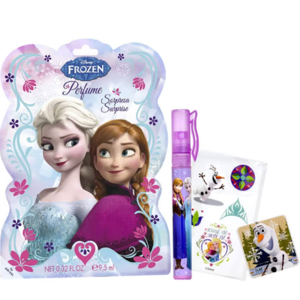 Set Disney: Frozen, Body Stickers, All Over The Body + Frozen, Cardboard Bookmark + Frozen, Eau De Toilette, For Girls, 9.5 ml *