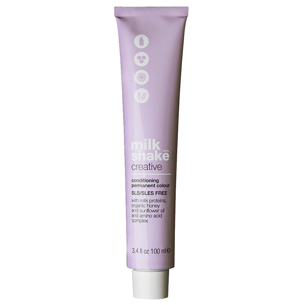 Milk Shake, Creative, SLS/SLES-Free, Permanent Hair Dye, 6.616RA Ash Red Dark Blond, 100 ml