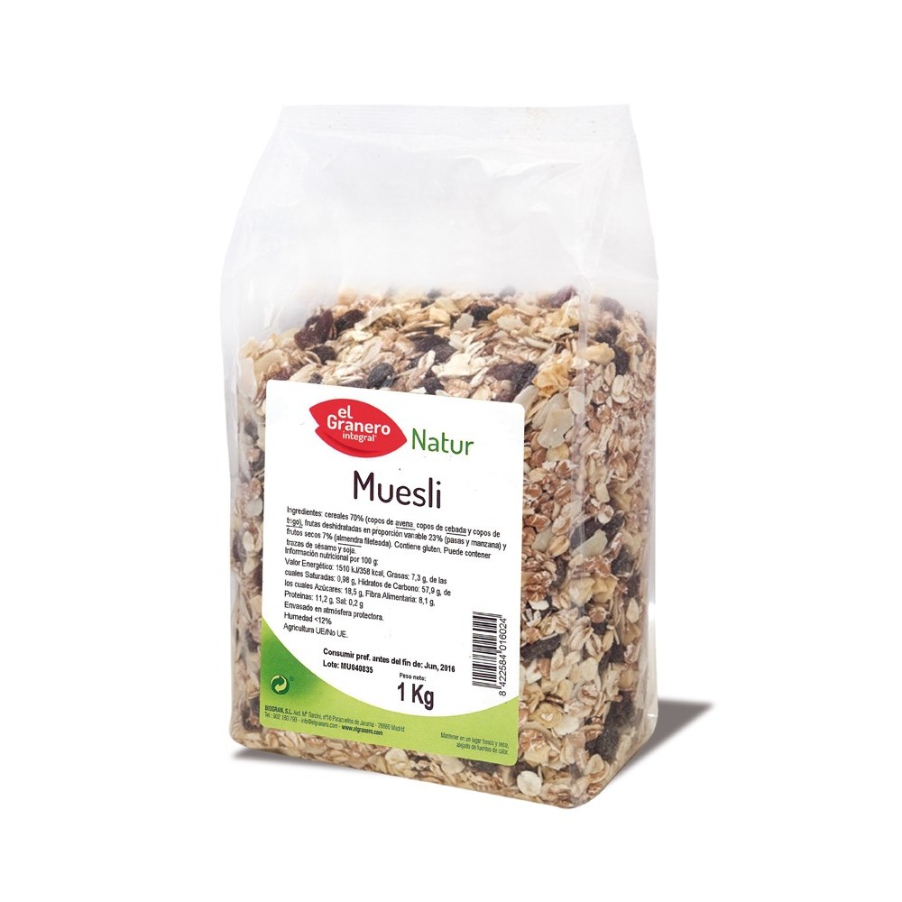Granero Müsli 1 kg Nr. Biologico