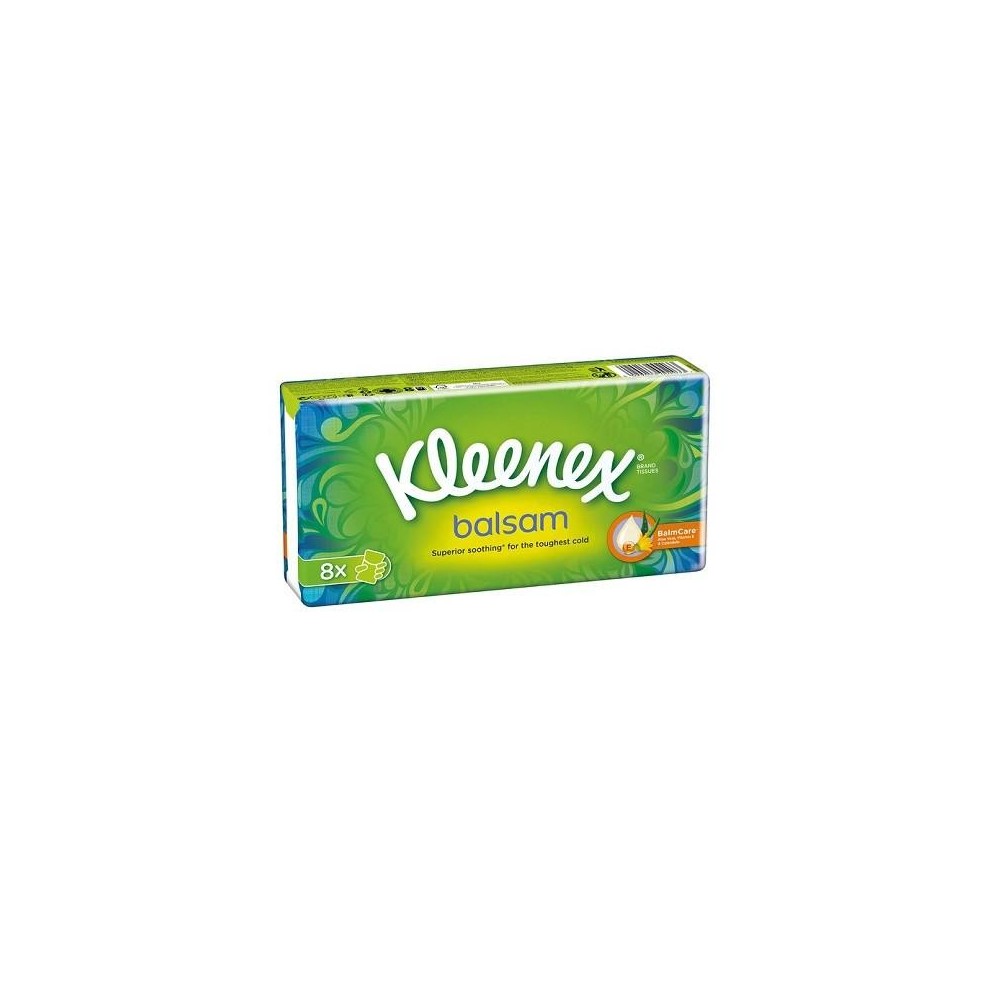 Kleenex Balsam Pañuelos 8 Paq 8un