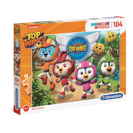 Clementoni, Top Wing, Puzzle, 27128, Unisex, 5+ years, 104