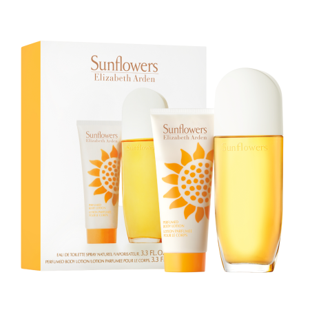 Sunflowers Set Elizabeth Arden: Sunflowers, Perfumed, Day & Night, Body Lotion, 100 ml + Sunflowers, Eau De Toilette, For Women,