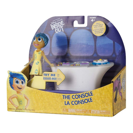 Disney Pixar by Tomy,  Inside Out, Joy Figure Play, Control Console, For Girls, 4+ years