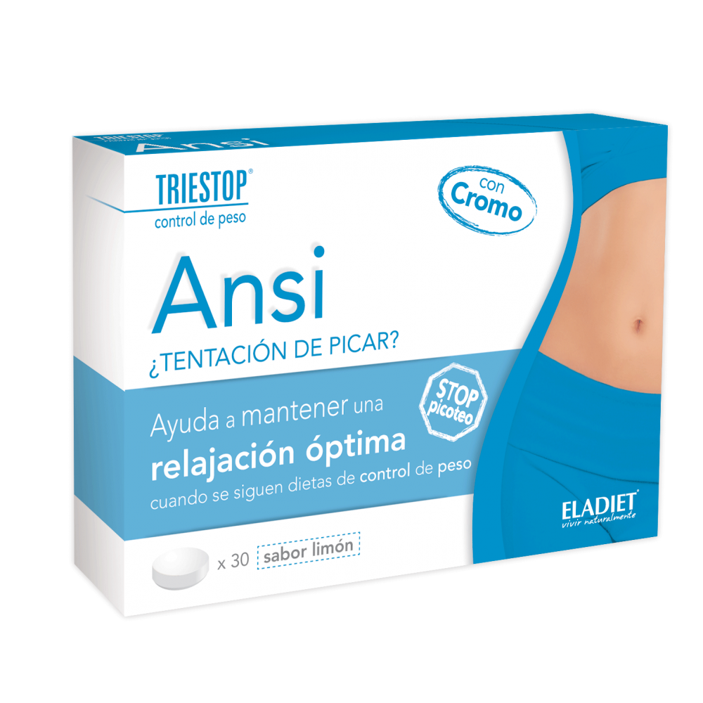 Eladiet Triestop Ansi Limon Con Cromo 30 Comp