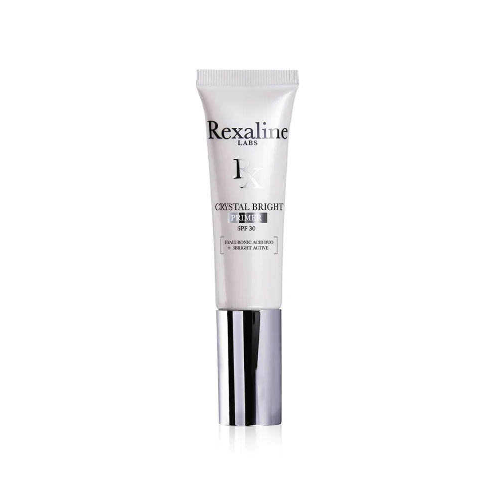 Rexaline, Crystal Bright, Hyaluronic Acid + 3 Bright Active, Illuminating, Cream Primer, 30 ml