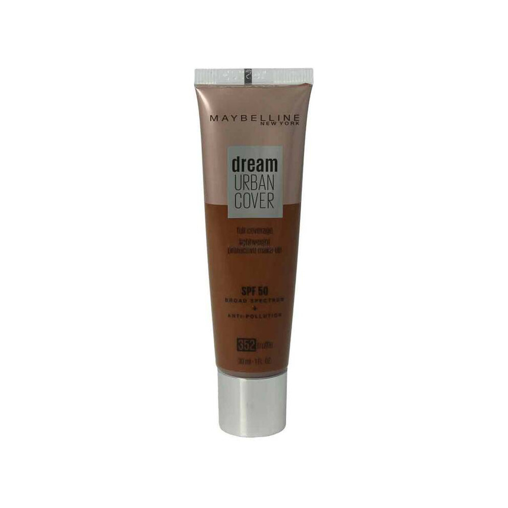 Maybelline, Dream Urban Cover, Full Cover, Cream Foundation, 352, Truffle, SPF 50, 30 ml