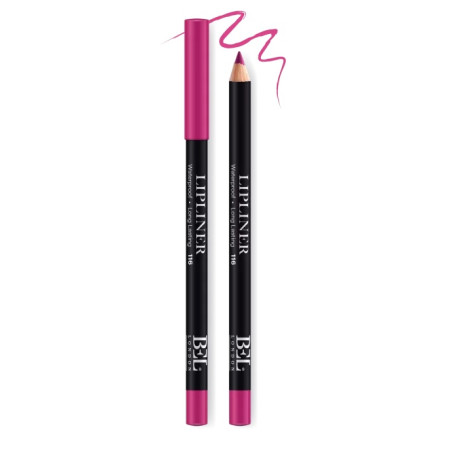 Bel London, BEL London, Hydrogenated Vegetable Oil, Waterproof, Contour, Lip Liner, 116, Pink, 0.78 g
