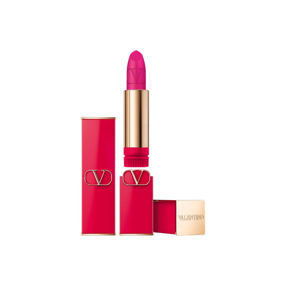 Valentino, Rosso, Matte, Cream Lipstick, 302R, Refillable, 3.5 g