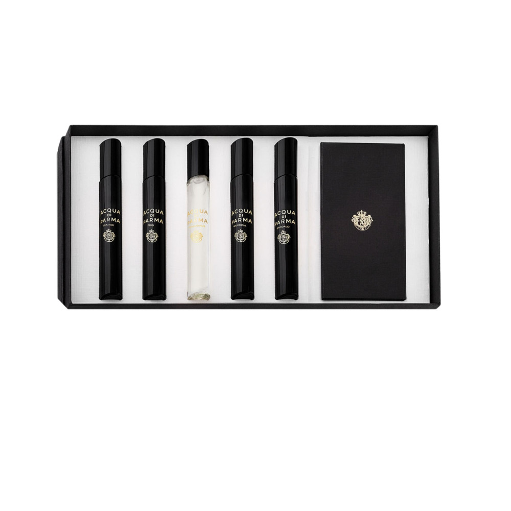 Set Acqua di Parma: Signatures Of The Sun - Leather, Eau De Parfum, For Men, 7 ml + Signatures Of The Sun - Oud, Eau De Parfum, 