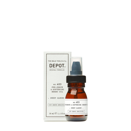 Depot, 400 Shave Specifics No. 403, Sweet Almond, Softening, Pre-Shaving Oil, 30 ml