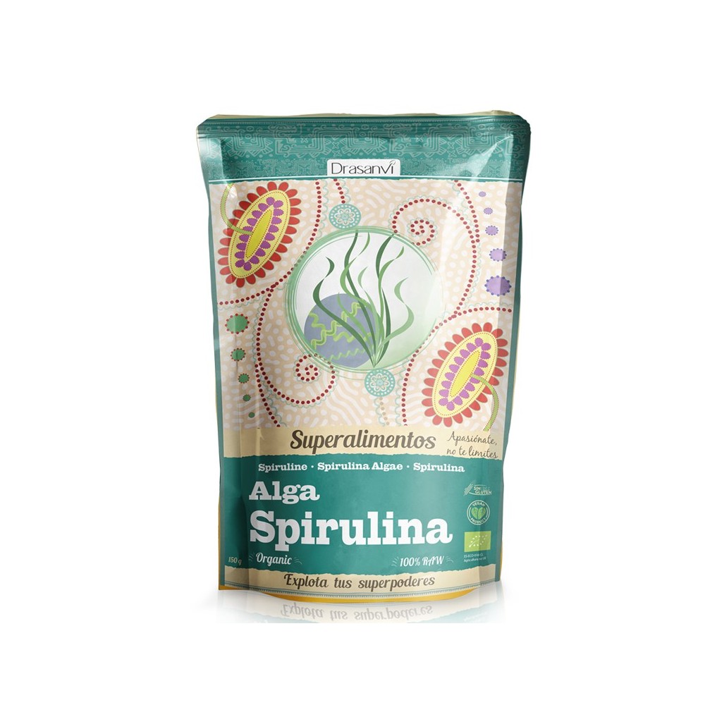 Drasanvi dumbliai Spirulina Bio Doypack 150g