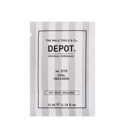 Depot, 300 Hair Stylings No. 310, UV Filter, Hair Styling Cream, Flexible Hold, 10 ml