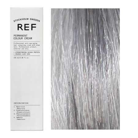 Ref Stockholm, Permanent Colour, Vegan, Permanent Hair Dye, 8.11 Light Smoky Ash, 100 ml