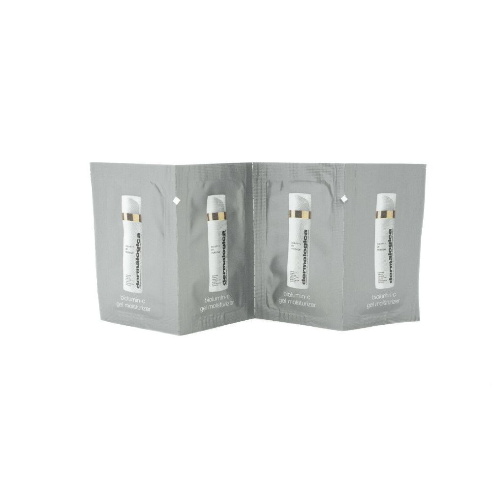 Set, Dermalogica, Biolumin-C, Glycolic Acid, Moisturizing, Gel, For Face, 4 pcs, *Sample