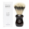 Depot, Accessories No. 731 Luxury, Wooden, Face Shaving Brush, Brown