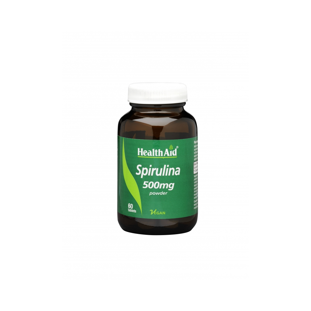 Sveikatos pagalba Espirulina 500 Mg 60 Comp