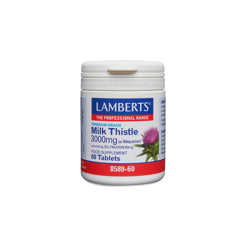 Lamberts Cardo Mariano 3,000 Mg 60 tab