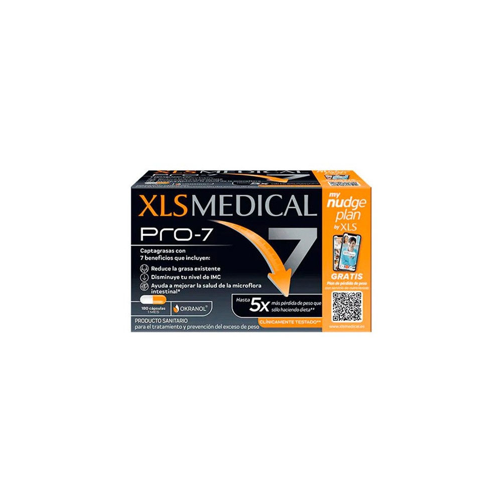 "Xls Medical Pro-7 Nudge" 180 kapsulių