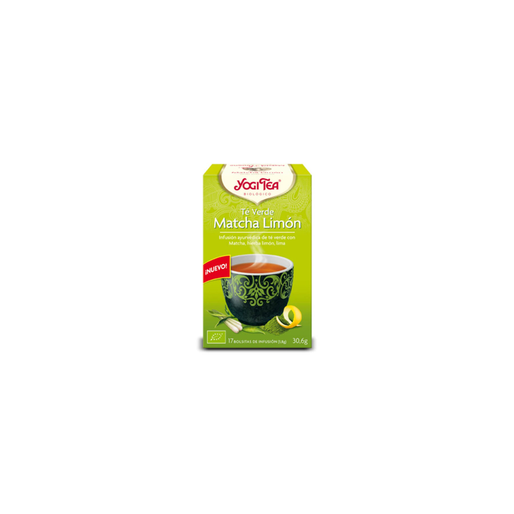 Yogi Tea Te Verde Matcha Limon 17 filtrų X 1,8g