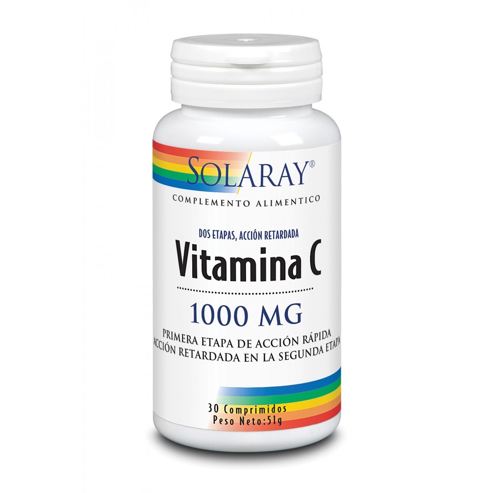 Solaray Vitamina C 1000 Mg 100 tablečių