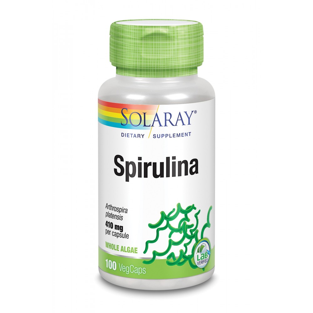 Solaray Espirulina 100 Caps