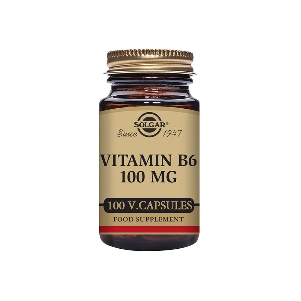 Solgar Vitaminas B6 100mg 100 kapsulių