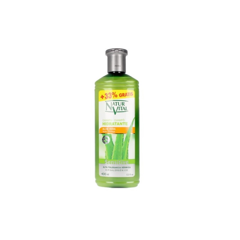 "Naturvital Sensitive Aloe Vera" drėkinamasis šampūnas 400ml