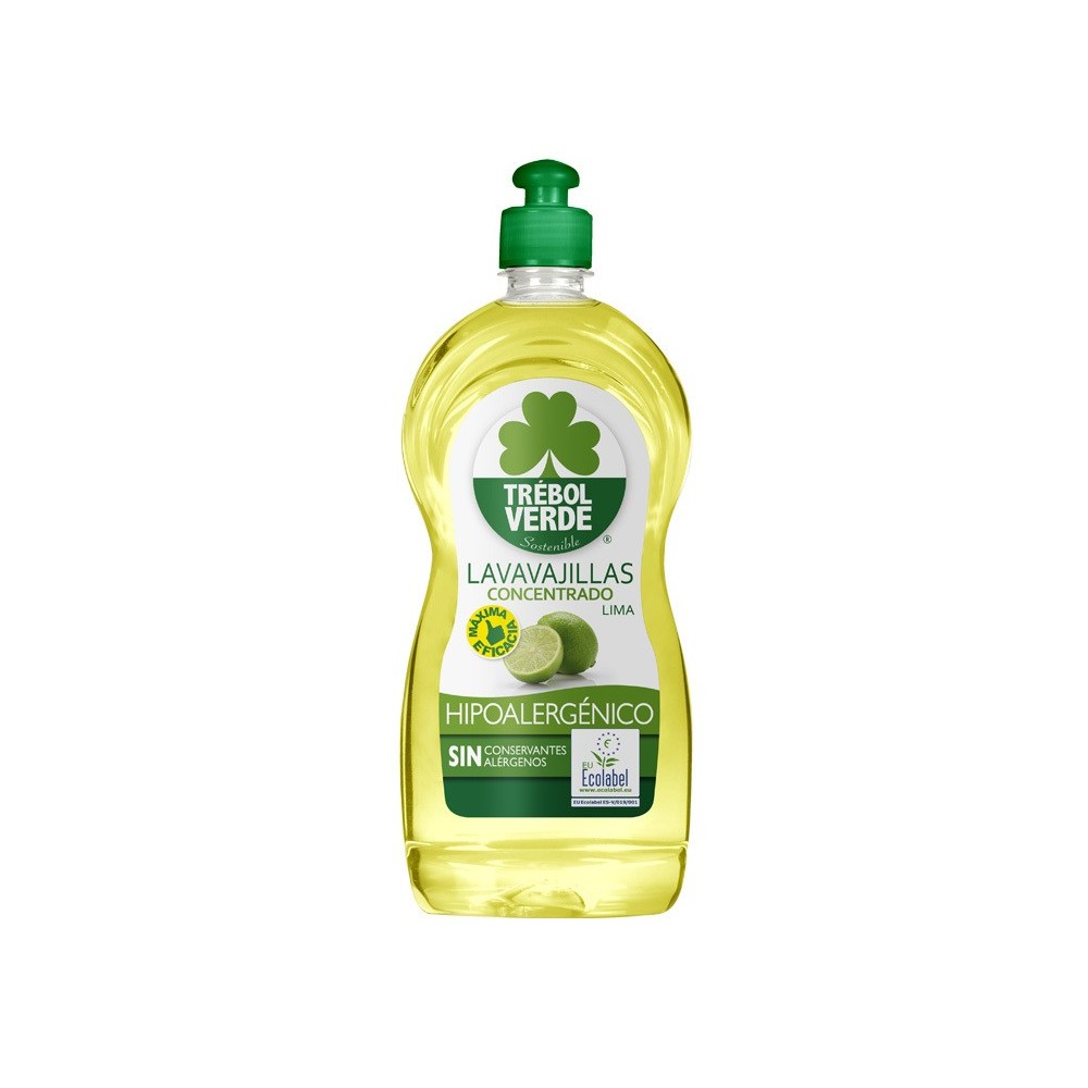 Trébol Verde Lavavajillas Lima Ecologico 750ml