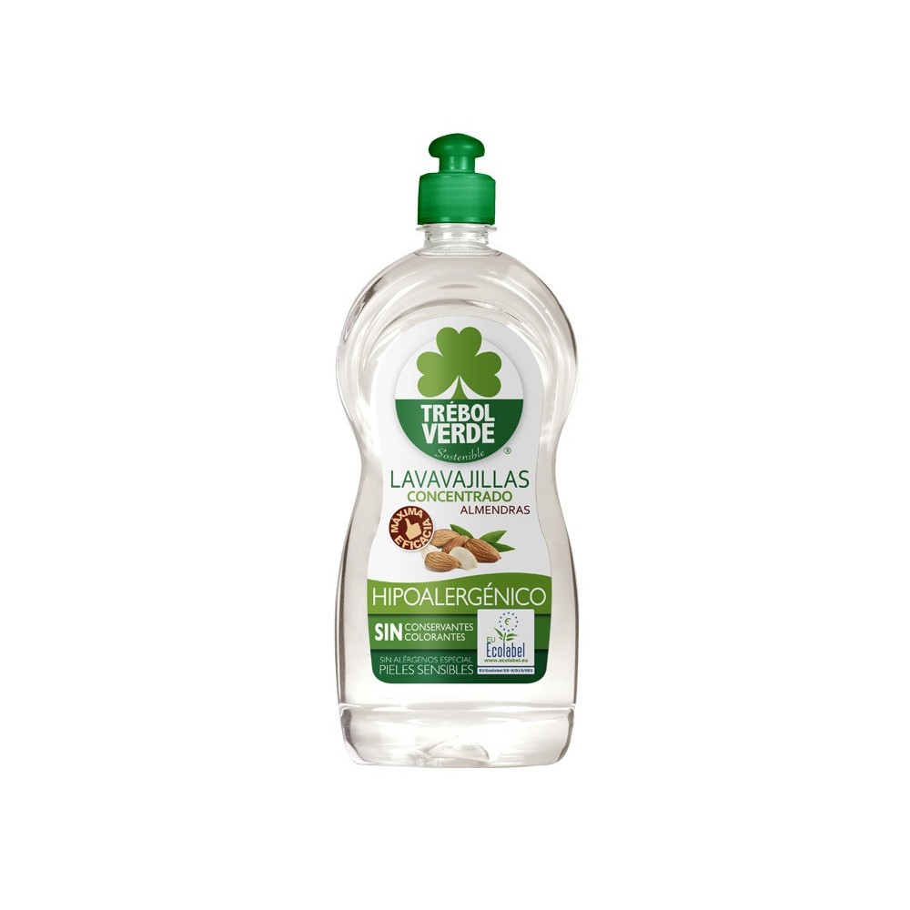 Trébol Verde Lavavajillas Almendras Ecologico 750ml