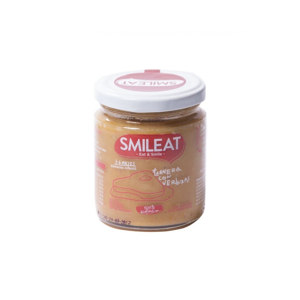 Smileat Potito Bio Ternera Con Verduras 230g