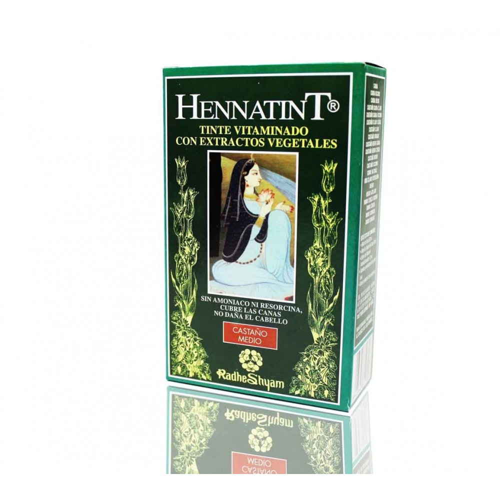 Hennatint Medium Brown Radhe 120ml plaukų dažai