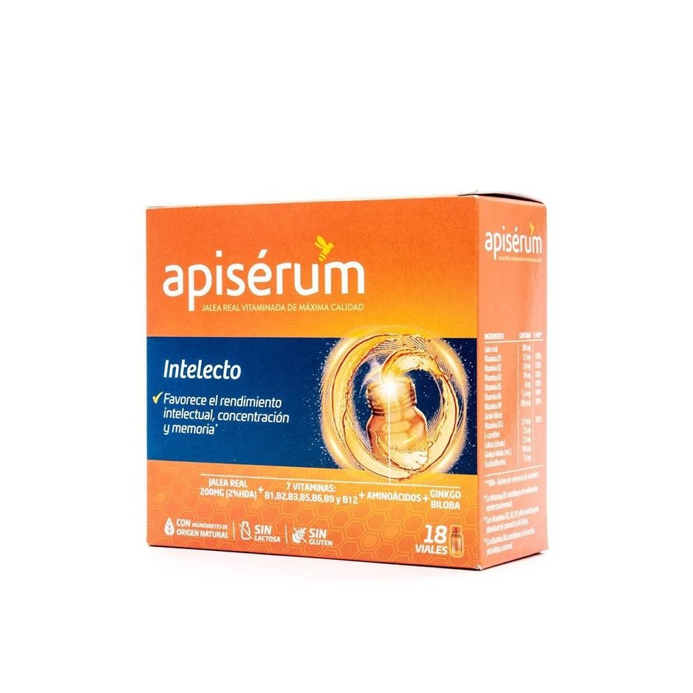 Apisérum Apiserum Intelecto 18 buteliukų