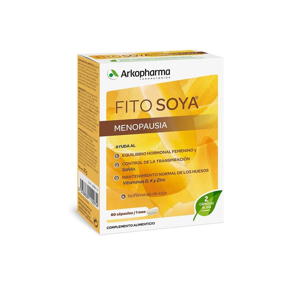 Arkopharma Fitosoya 60 kapsulių