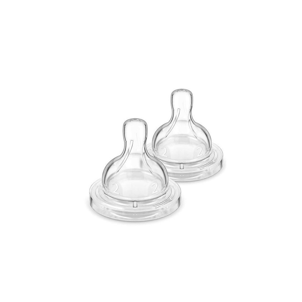 Avent Anticolic Teats Slow Flow 1m 2 Pcs