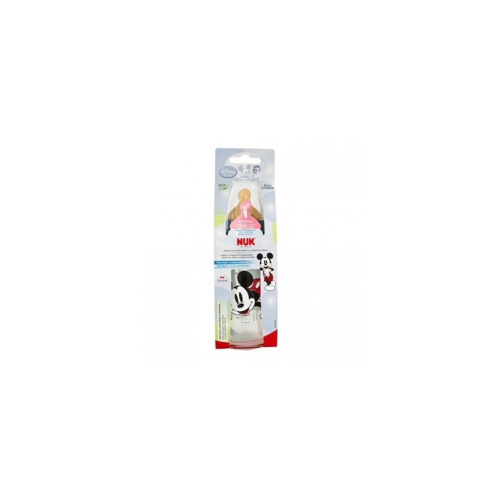 Biberon First Choice 300ml Latex 1 Mes Mickey Nuk