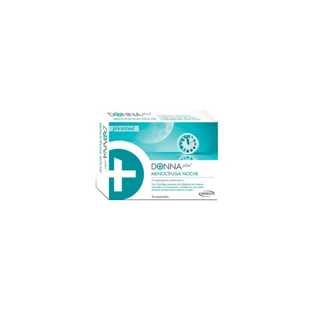 Donna Plus  Menocífuga Night Maisto papildas menopauzės sukeliamiems simptomams malšinti nakčiai 30 tablečių