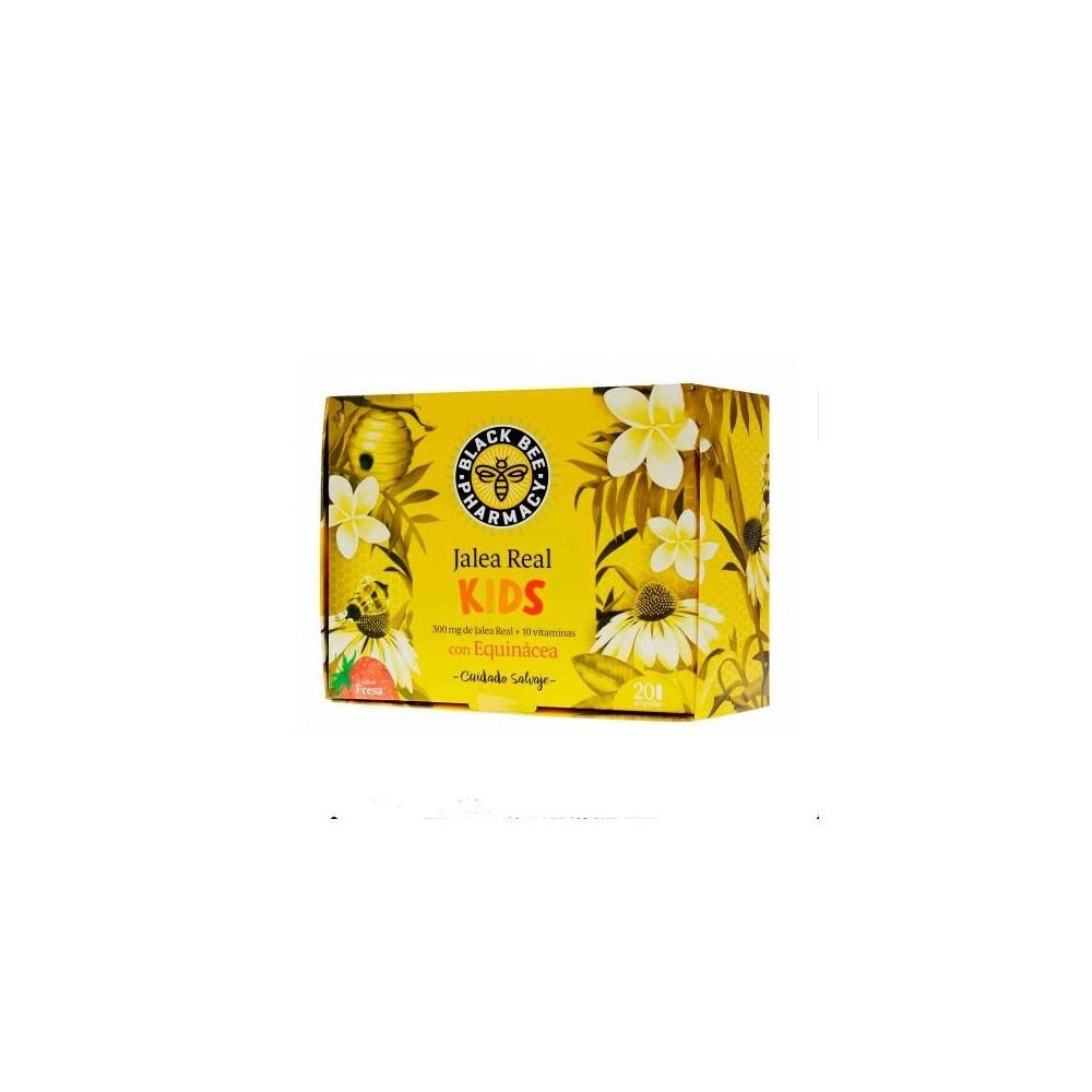 Black Bee Jalea Real Kids 20 Ampollas