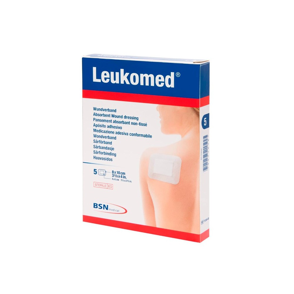 Bsn Medical Leukomed pleistrai 8cm X 10cm 5vnt