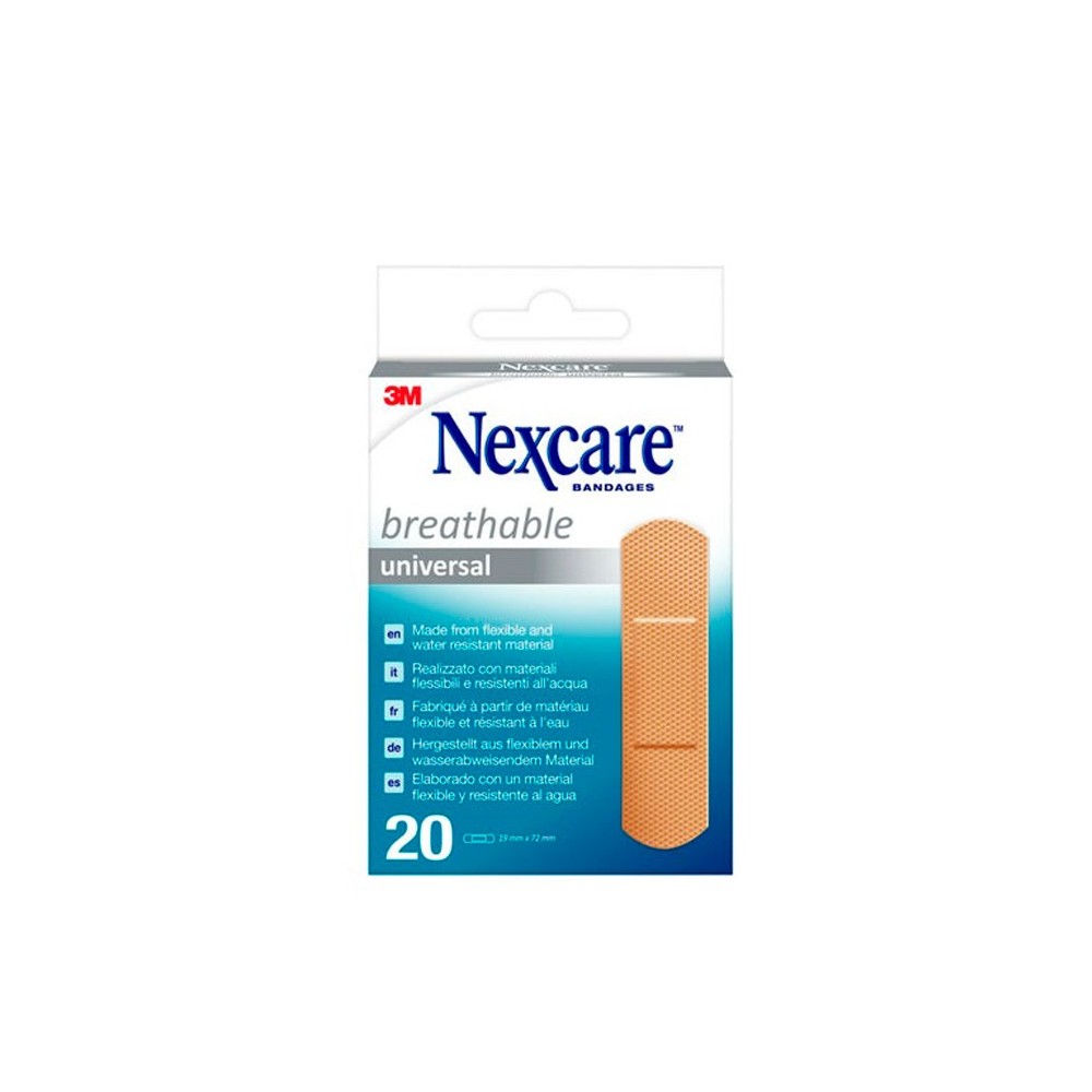 Nexcare Plastic 20 Strips 19x76mm