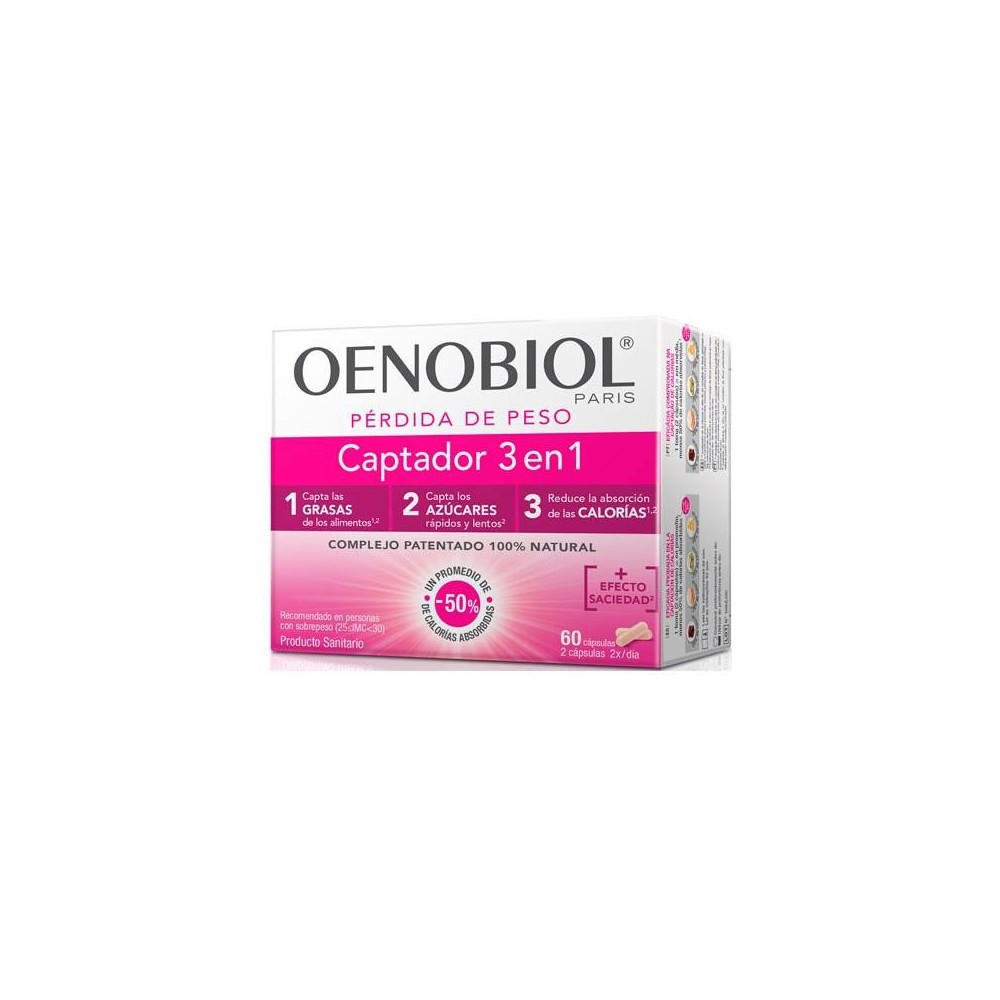 Oenobiol Weightloss 3 in 1 Fat Binder 60 tablečių