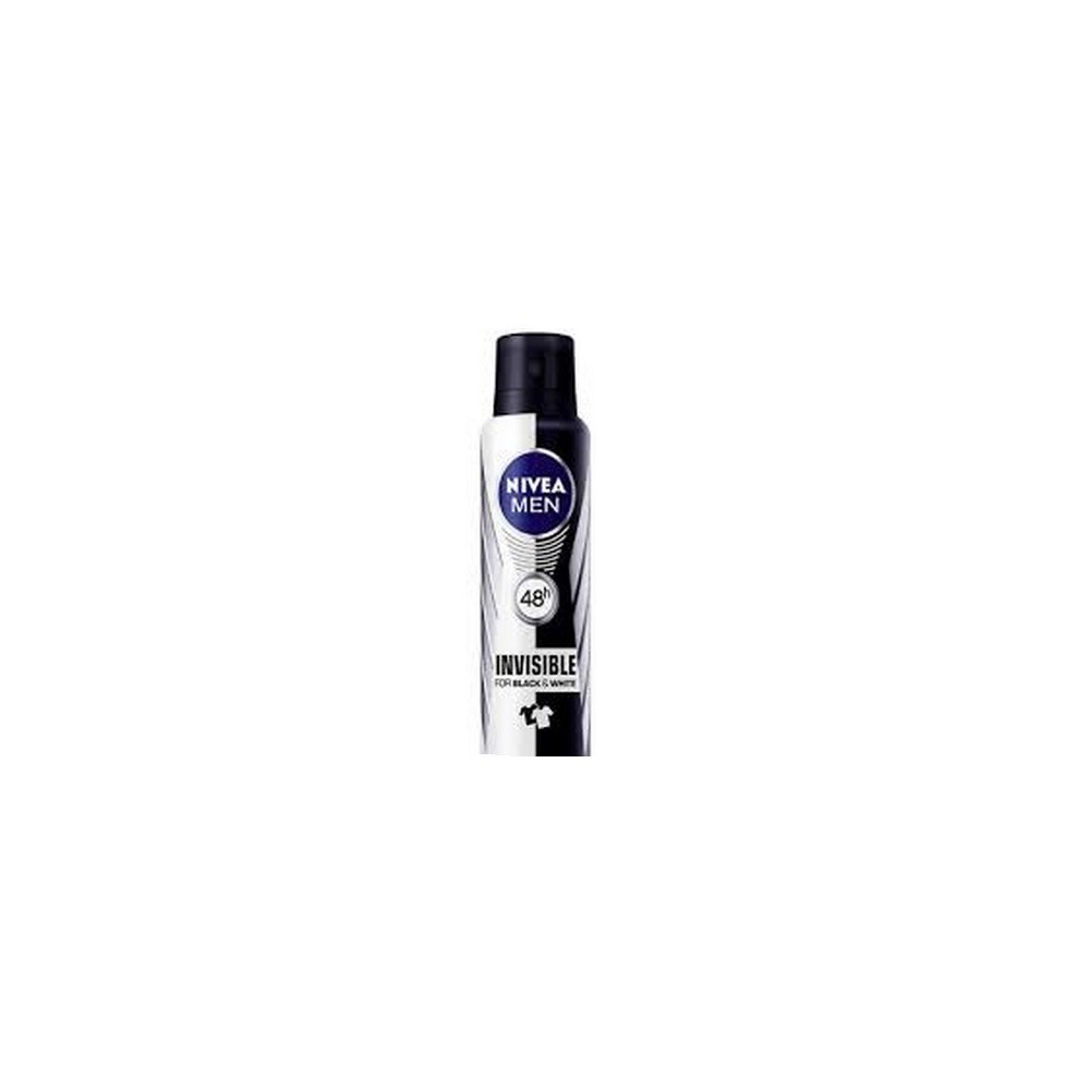 Nivea Men Invisible For Black And White purškiamasis purškalas 200ml