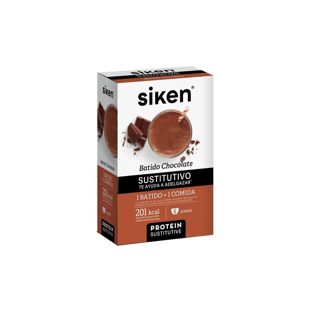 Siken Batido Chocolate 6 Sobres