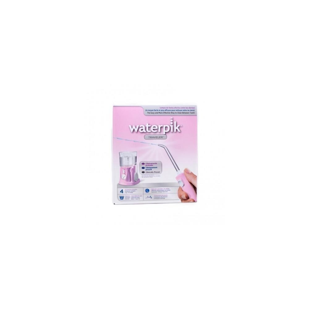 Waterpik™ Traveler irrigatorius Bucal Eléctrico Rosa Wp-300