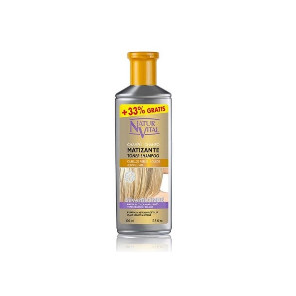 "Naturvital Silver Blonde" matinis šampūnas 400ml