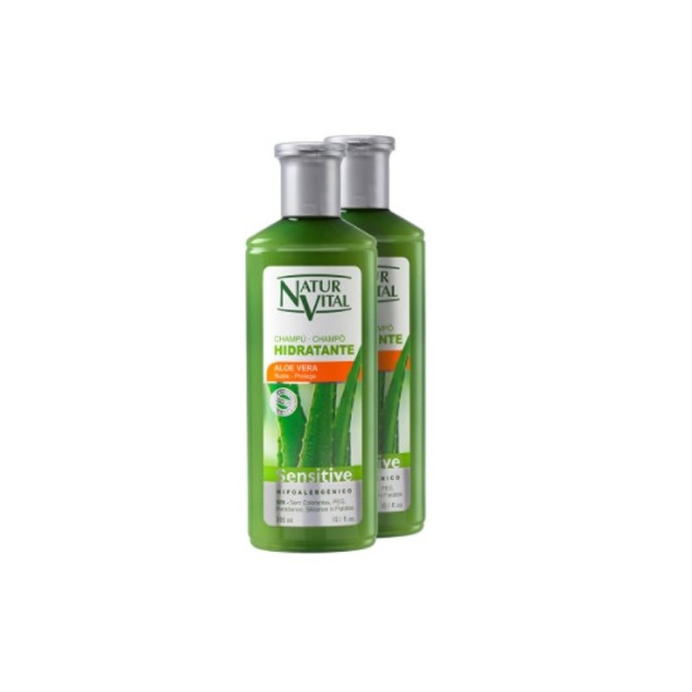 Naturvital Sensitive Aloe Vera drėkinamasis šampūnas 2x300ml