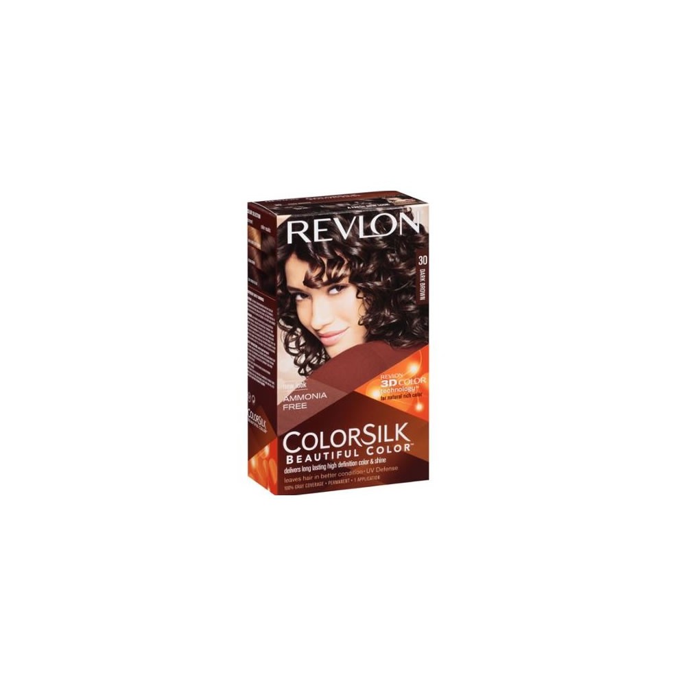 "Revlon Colorsilk" be amoniako 20 tamsiai ruda