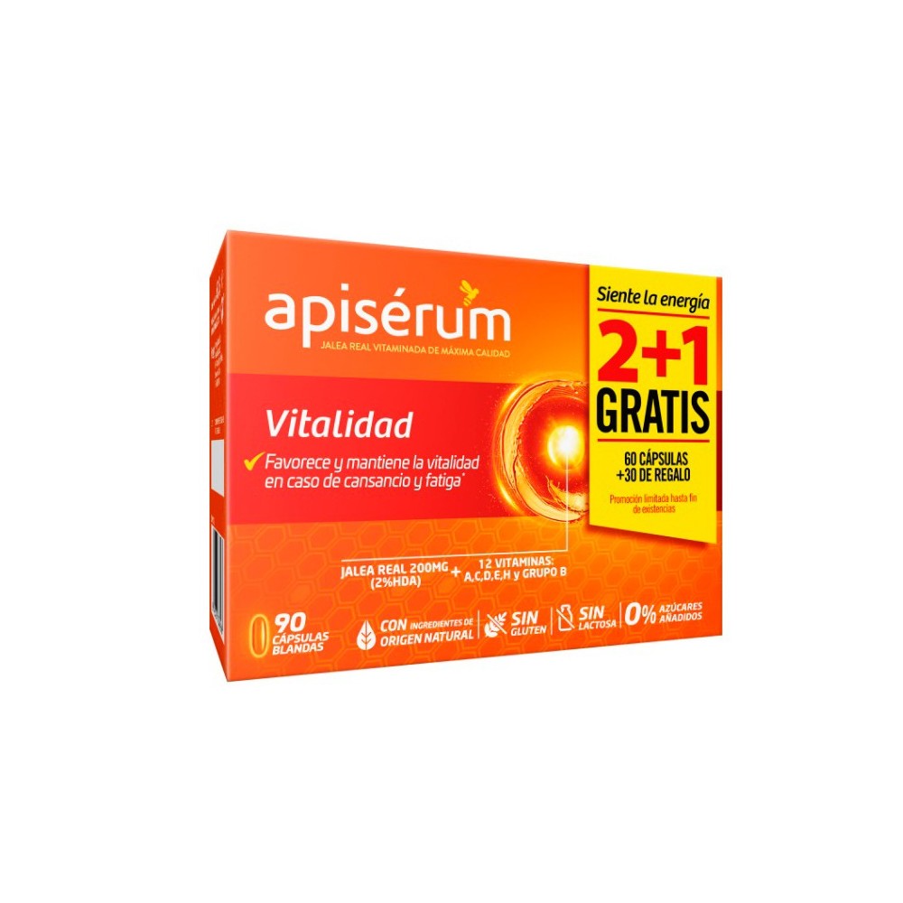 Apiserum Vitaminate 3 X 30 Capsules