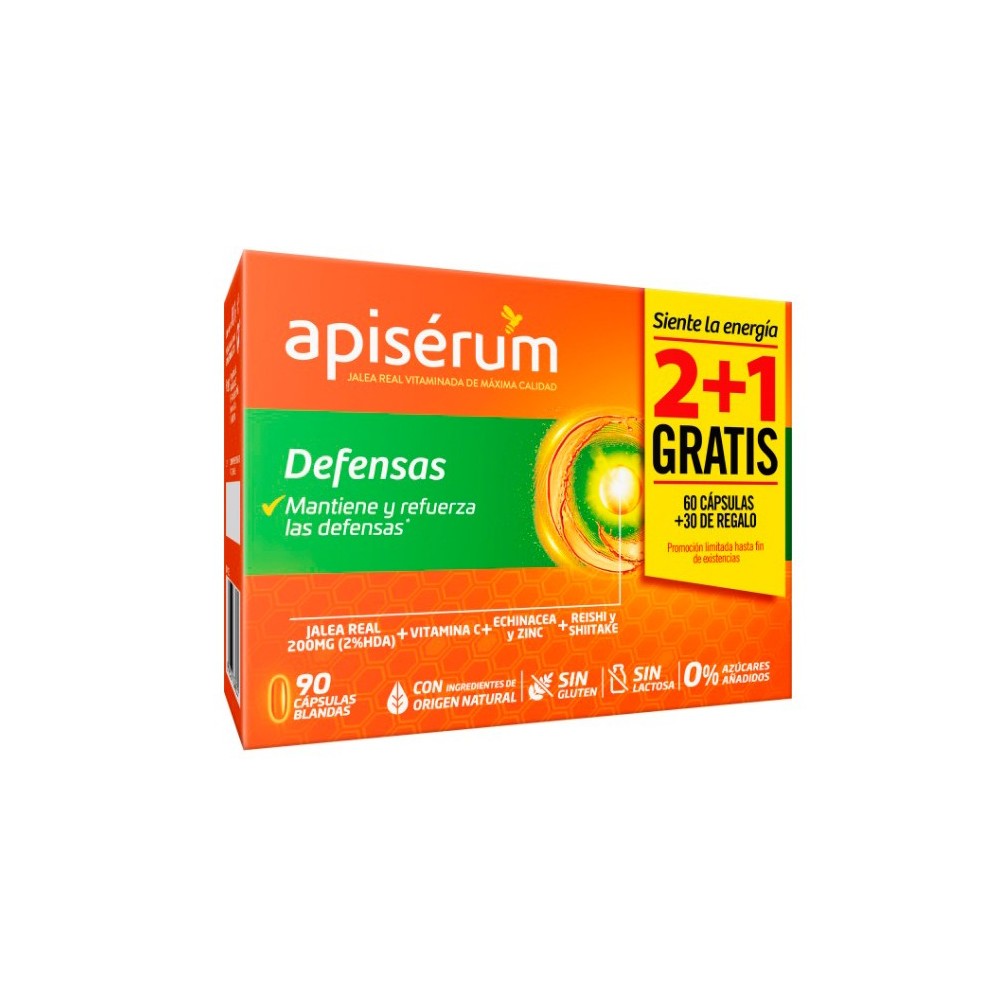 Apisérum Defenses Pack 3 months 90 capsules