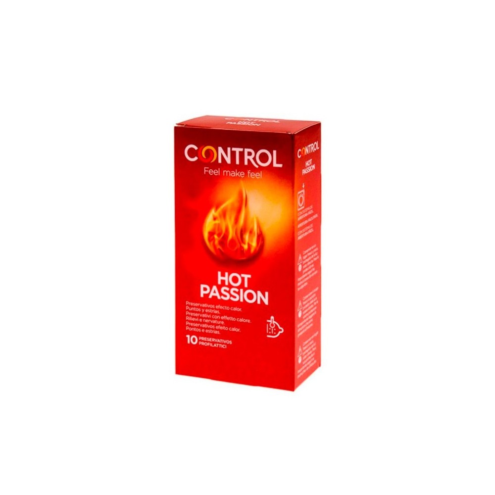 "Control Hot Passion" prezervatyvai "Warming Effect" 10U